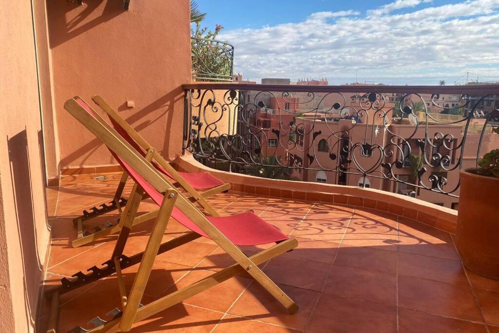Sunny Terrace & Comfy Beds In Marrakech Apartment Marrakesh Exterior foto